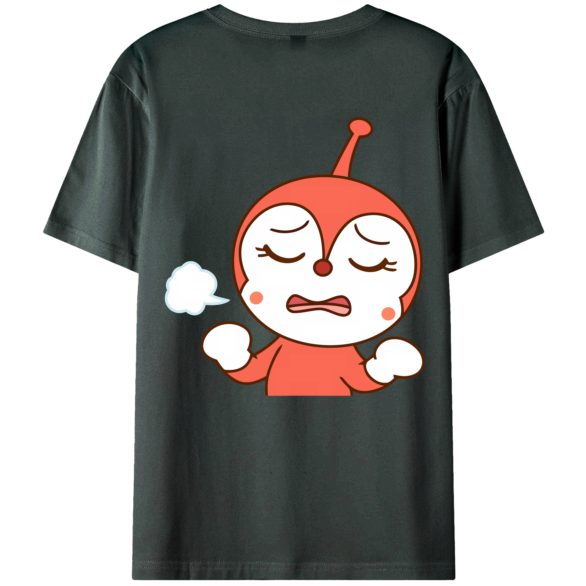 （画像用） アンパンマン Anpanman 綿100％ メンズ半袖Tシャツ（バックプリント） 通気性